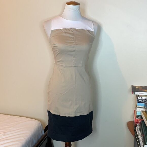 The Limited Color Block Sleeveless Bodycon Dress (Size: 0) - Picture 5 of 16